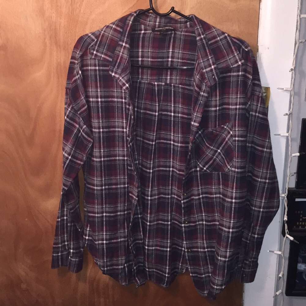 Brandy Melville Plaid Flannel
